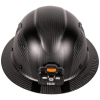 60512 Klein Carbon Fiber Full Brim Hard Hat with Headlamp, Titan Image 4