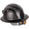 60514 Klein Carbon Fiber Full Brim Hard Hat with Headlamp, Spartan Image 5