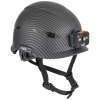 60515 Safety Helmet, Premium KARBN™ Pattern, Non-Vented, Class E, Headlamp Image 5