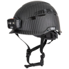 60517 Safety Helmet, Premium KARBN™ Pattern, Vented, Class C, Headlamp Image