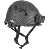 60517 Safety Helmet, Premium KARBN™ Pattern, Vented, Class C, Headlamp Image 5