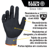 60584 Guantes tejidos con revestimiento medianos con resistencia a los cortes Nivel A2, aptos para pantallas táctiles, 2 pares Image 1