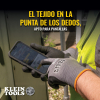 60589 Guantes tejidos con revestimiento grandes con resistencia a los cortes Nivel A4, aptos para pantallas táctiles, 2 par Image 2