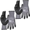 60590 Knit Dipped Gloves, Cut Level A4, Touchscreen, X-Large, 2-Pair - Image