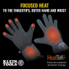 60795 Rechargeable Heated Work Glove Liners with Knit Dipped Gloves, Large Image 1
