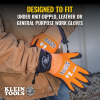 60795 Rechargeable Heated Work Glove Liners with Knit Dipped Gloves, Large Image 2