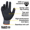 60839 Winter Knit Dipped Gloves, Cut Level A4 Touchscreen, Large Image 1