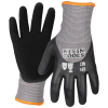 60839 Winter Knit Dipped Gloves, Cut Level A4 Touchscreen, Large - Image