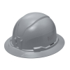 60863BR Casco de seguridad tipo cachucha gris estilo ala completa sin ventilación Image