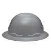60863BR Hard Hat, Non-Vented, Full Brim Style, Gray Image 7