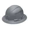60864BR Hard Hat, Vented, Full Brim Style, Gray Image
