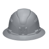 60864BR Hard Hat, Vented, Full Brim Style, Gray Image 5