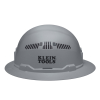 60864BR Hard Hat, Vented, Full Brim Style, Gray Image 6
