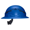60871T2 Class C Type-2 Hard Hat, Vented Full Brim with Strap, Blue Image 10