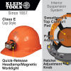 60900 Hard Hat, Non-Vented, Cap Style with Headlamp, Orange Image 1
