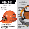 60901 Hard Hat, Vented, Cap Style with Headlamp, Orange Image 1