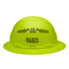 60911 Hard Hat, Vented, Full Brim Style, High Visibility Lime Image 6