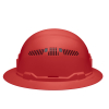 60921 Hard Hat, Vented, Full Brim Style, Red Image 7