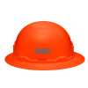 60930 Hard Hat, Non-Vented, Full Brim Style, High Visibility Orange Image 6