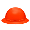60930 Hard Hat, Non-Vented, Full Brim Style, High Visibility Orange Image 7