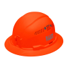60931 Casco de seguridad tipo cachucha naranja estilo ala completa con ventilación, de alta visibilidad Image