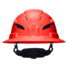 60931T2 Class C Type-2 Hard Hat, Vented Full Brim with Strap, High Visibility Orange Image