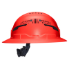 60931T2 Class C Type-2 Hard Hat, Vented Full Brim with Strap, High Visibility Orange Image 10