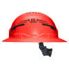 60931T2 Class C Type-2 Hard Hat, Vented Full Brim with Strap, High Visibility Orange Image 11