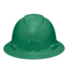 60940 Hard Hat, Non-Vented, Full Brim Style, Green Image 5
