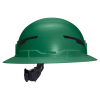 60940T2 Class E Type-2 Hard Hat, Non-Vented Full Brim Style with Strap, Green Image 8