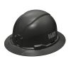 60960 Casco de seguridad tipo cachucha negro estilo ala completa sin ventilación Image