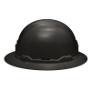 60960 Hard Hat, Non-Vented, Full Brim Style, Black Image 7