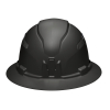 60961 Hard Hat, Vented, Full Brim Style, Black Image 5
