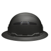 60961 Hard Hat, Vented, Full Brim Style, Black Image 6