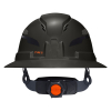 60961T2 Class C Type-2 Hard Hat, Vented Full Brim with Strap, Black Image 9