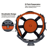 60996 Hard Hat, REFLEKTOR™ Black Chrome, Vented Full Brim, Class C, Headlamp Image 7