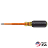 6334INS Insulated Screwdriver, #1 Phillips, 4-Inch Round Shank - Image