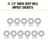65111IMPCT KNECT™ 1/2-Inch Drive Deep Well Impact Socket Set, SAE, 14-Piece Image 2