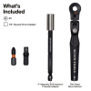 65200F Flex-Head Micro Ratchet and Magnetic Bit Holder Set, 4-Piece Image 1