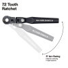 65200F Flex-Head Micro Ratchet and Magnetic Bit Holder Set, 4-Piece Image 7