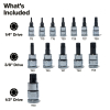65213TX Knurled TORX® Bit Socket Set, 13-Piece Image 1