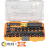 65400KNECT KNECT™ Essential Pass Through Impact Socket Set, SAE, Metric, 28-Piece Image