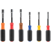 65411 Color-Coded Hollow-Shaft Heavy-Duty Nut Driver Set, 6-Piece Image 8