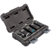 66050E 2-in-1 Metric Impact Socket Set, 12-Point, 5-Piece - Image