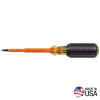 6614INS Insulated Screwdriver, #1 Square, 4-Inch Round Shank - Image