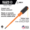 6816INS Insulated Screwdriver, 3/16-Inch Cabinet, 6-Inch Round Shank Image 1