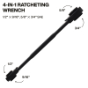 68215 4-in-1 Ratcheting Wrench, Medium Image 1