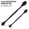 68216 4-in-1 Ratcheting Wrench Set, SAE, 2-Piece Image 1