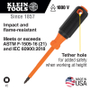 6844INS Insulated Screwdriver, #2 Square, 4-Inch Round Shank Image 1