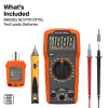 69149P Test Kit with Multimeter, Non-Contact Volt Tester, Receptacle Tester Image 1